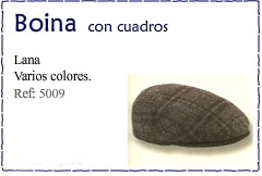 boina, visera caballero