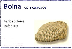 boina, visera de verano