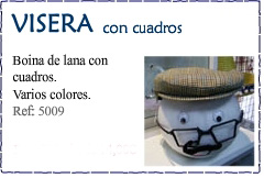 boina visera de invierno