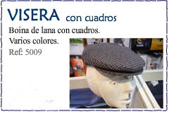 boina con cuadros