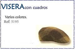 visera de cuadros