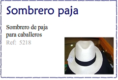 Sombrero de paja - Kakicomplementos