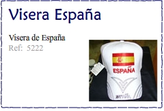 Visera bandera de Espa&ntilde;a - Kakicomplementos
