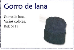 Gorro de lana