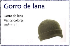 Gorro de lana Kaki