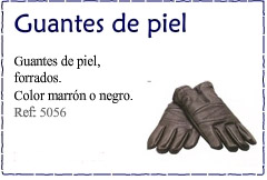 Guantes de piel