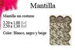 Mantillas novedad 2010 modelo 2