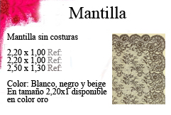 Mantilla novedad 2010 modelo 3