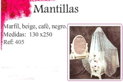 Mantillas marfil