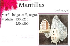 Mantillas bordadas a mano