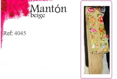 Mant&oacute;n beige