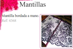 Mantilla bordada a mano - Kakicomplementos