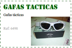 Gafas t&aacute;cticas