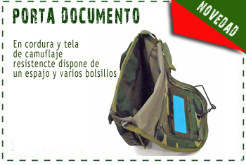 Portadocumentos militar camo verde