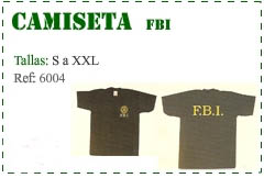 Camisetas del FBI