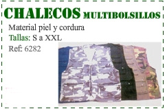 Chaleco de caza multibolsillos