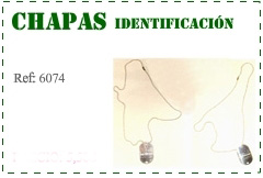 Chapas de identificaci&oacute;n militar
