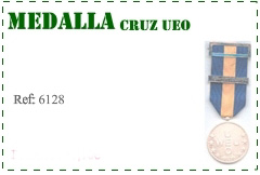 Medalla cruz UEO 