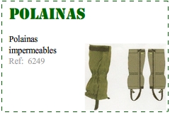 Polainas impermeables - Kakicomplementos