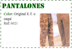 Pantalones de camuflaje