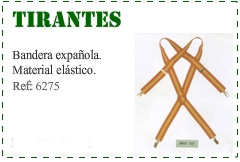 Tirantes del ejercito militar