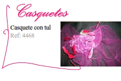 Casquete para bodas - Kakicomplementos