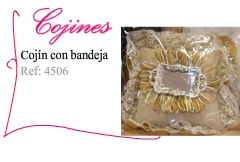 Cojin de boda - Kakicomplementos