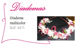Diadema para bodas - Kakicomplementos