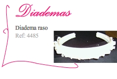 Diadema razo para bodas - Kakicomplementos