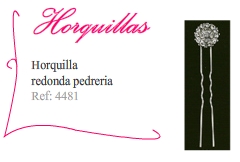 Horquilla de peinado para novias - Kakicomplementos