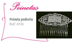 Peineta de novia modelo 6 - Kakicomplementos