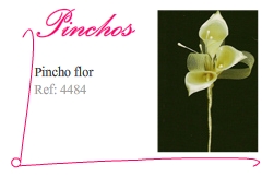 PIncho flor para bodas - Kakicomplementos