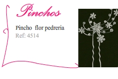 Pincho de peinado para bodas - Kakicomplementos modelo 5