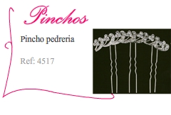 Pincho pedreria modelo 8 - Kakicomplementos