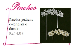 Pincho de peinado para bodas modelo 9 - kakicomplementos