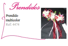 Prendido multicolor para bodas - Kakicomplementos