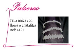 Pulseras y accesorios de boda
